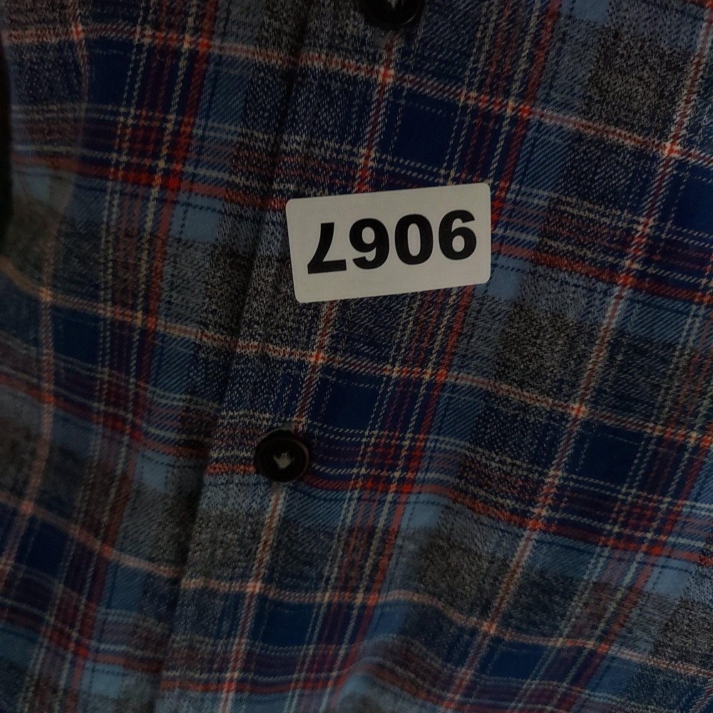 Johnnie-O Shirt Mens 2XL Blue Plaid Benedict Flannel Button Front Long Sleeve - Picture 12 of 12